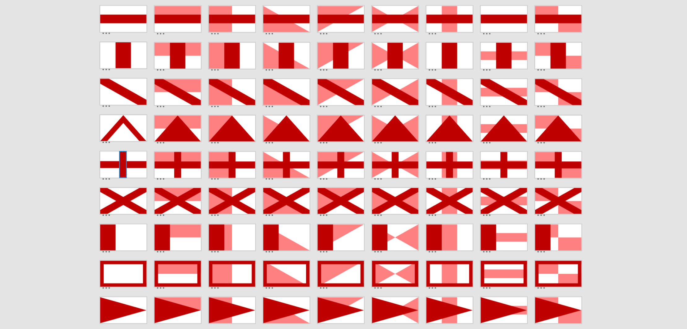 Screenshot of flag layers